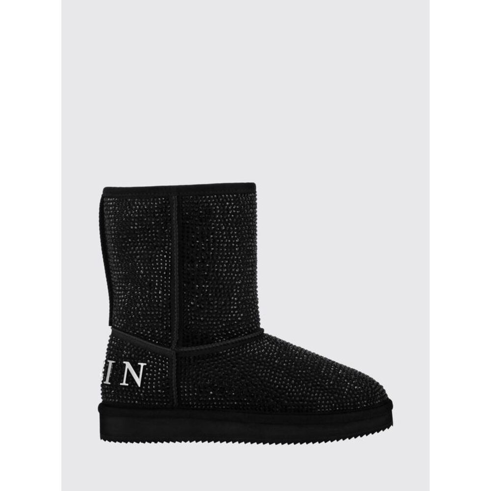Philipp Plein Women Philipp Plein Suede Snow Boots With Crystal Embellishment